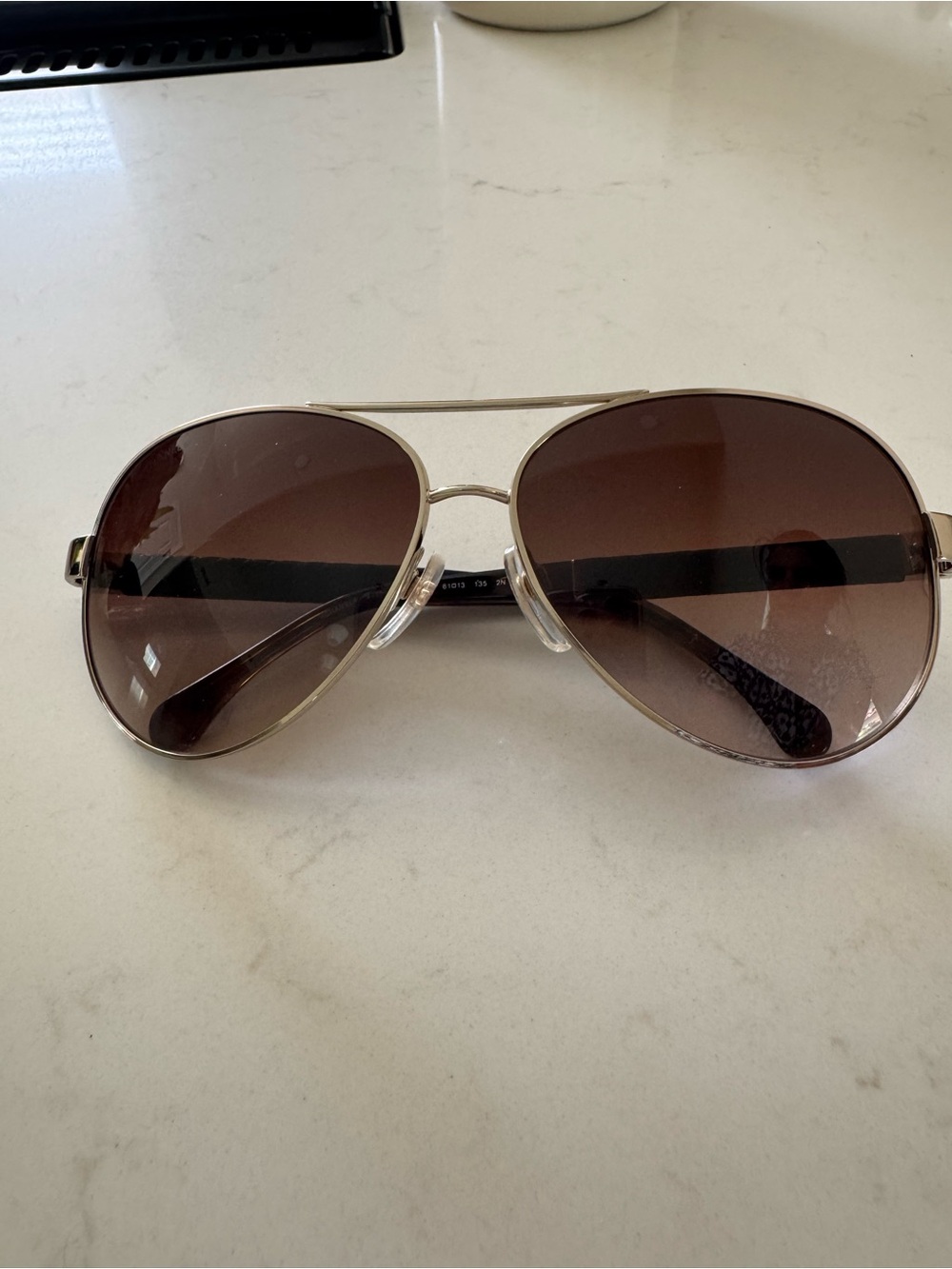 CHANEL Aviator Sunglasses with Brown Gradient Lenses
